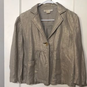 Michael Kors Gold Shimmer Jacket